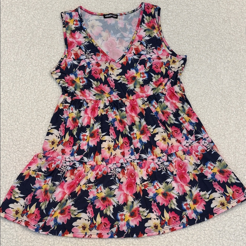 HEIMISH USA Floral V-Neck Top